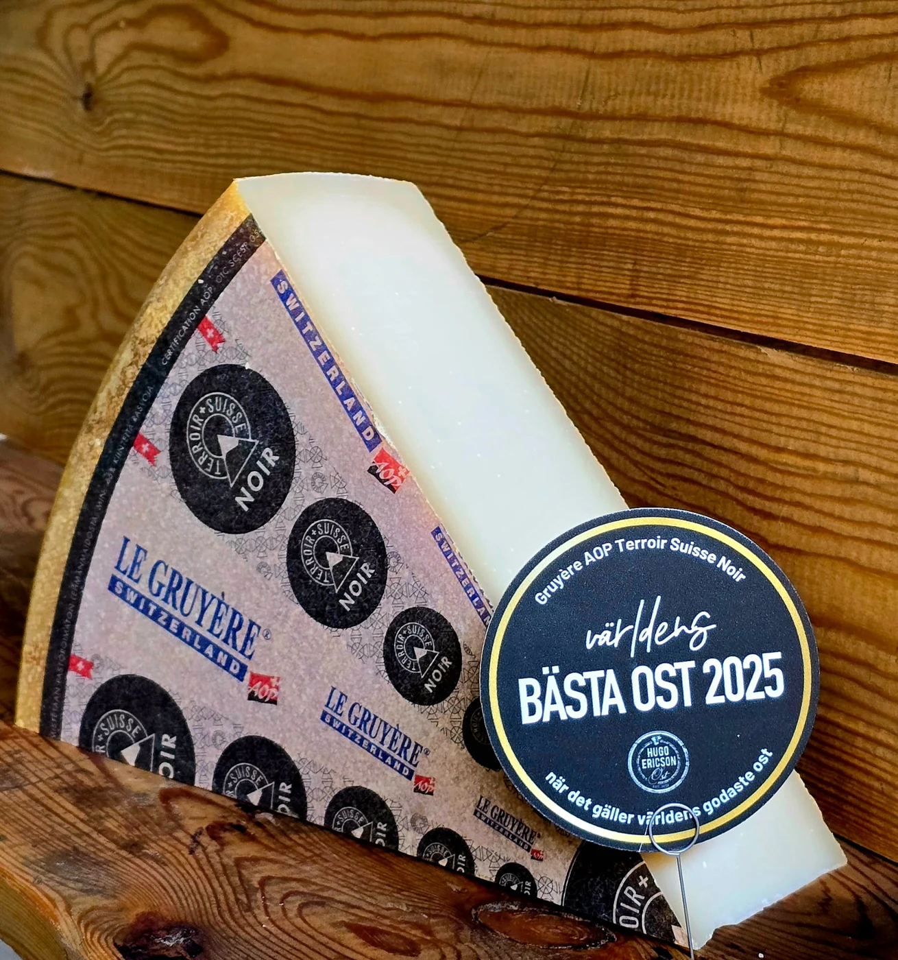Le Gruyère Noir med Bästa ost 2025-märke